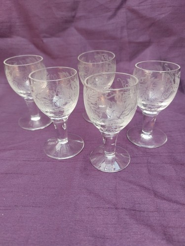 Set vintage etched - set,