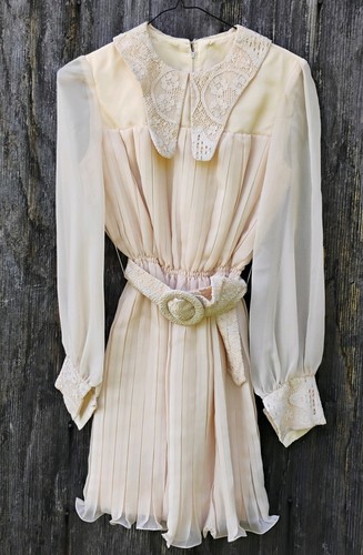 Vintage cream mini - cream, large