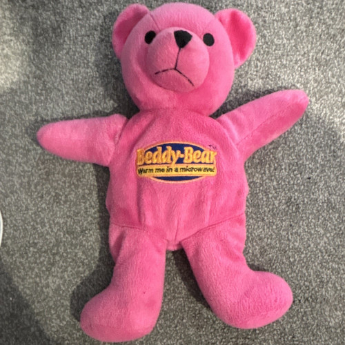 Pink microwavable plush - pink, teddy