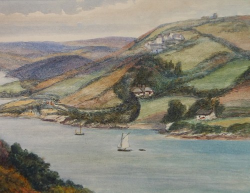Original watercolour estuary - original, watercolour,