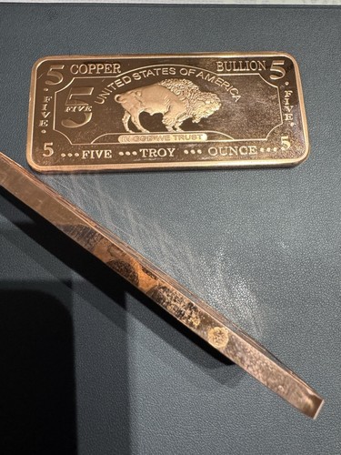 Pure copper 999 - oz, 999.9