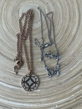 2 Fossil Branded Necklaces And