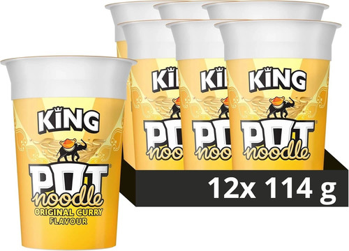 Pot noodle original - pot, curry
