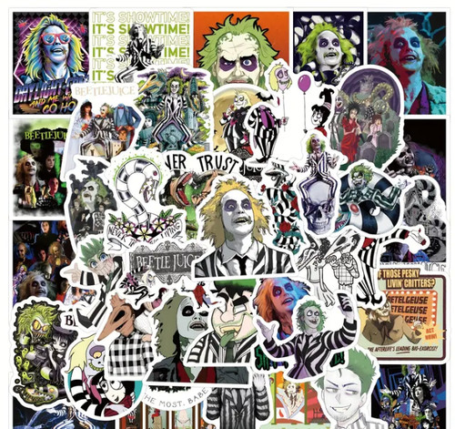 Beetlejuice stickers tim - 10,