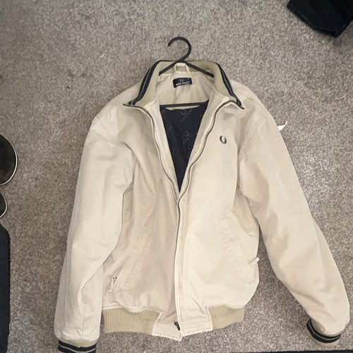 Fred perry men beige bomber - beige,