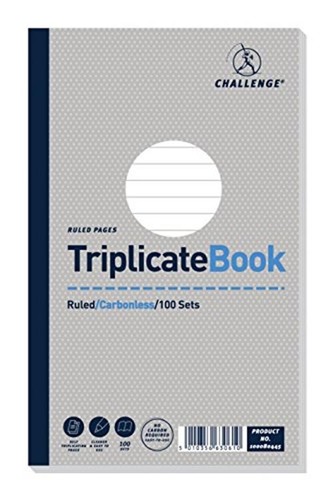 Challenge triplicate book - challenge,
