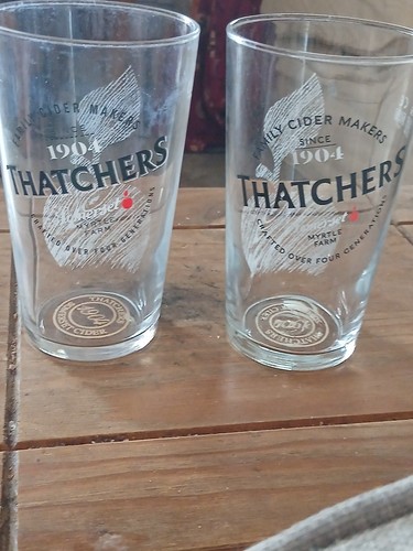 Thatchers pint glass - thatchers,