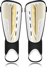 Airfish Kids Shin Pads, Ankle Protection, Breathable, Adjustable, L 160-180cm