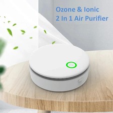 Portable Ozone & Ionic Air Purifier 2 in 1 Eliminate Odor for Home, Car, Refrige
