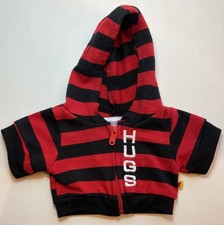 Build A Bear Black Red Stripe