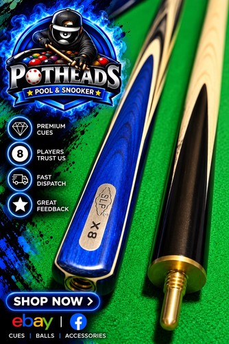 Ash snooker x8 cue - 3/4,