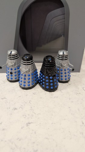 Doctor who dalek silver - who,