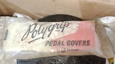 Vintage pedal rubbers redish