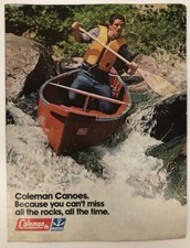 1970's Coleman Canoes Sales