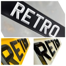 4D Classic Retro Bevelled