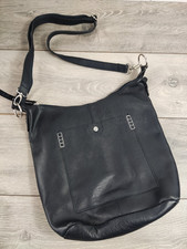 White Stuff Navy Leather