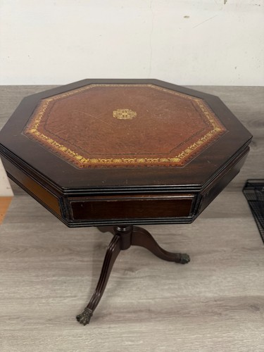 Vintage octagonal mahogany - vintage,