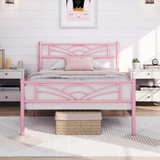 Solid Bed Frame with