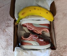 Pink Sparkly glitter Puma