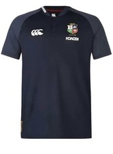 Canterbury 2025 British & Irish Lions Poly Polo Shirt Navy Blue XL Brand New