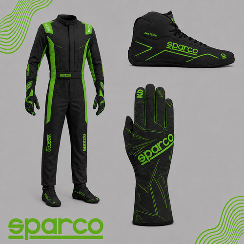 Sparco kart racing suit - sparco,