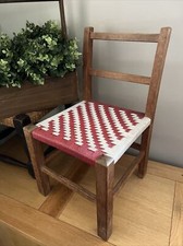 Vintage Chair Child's Woven