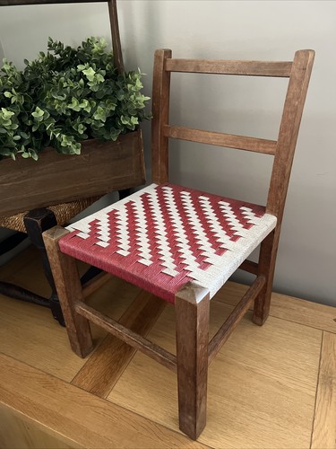 Vintage chair child woven - chair, child's