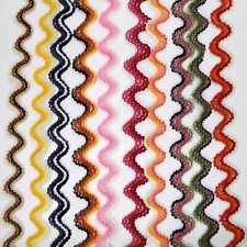 25mm Ric Rac Braid Trim Jumbo Chunky Retro Braid 10 Colours BUY 1 2 4 Metre 569D