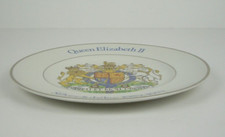 Wood & Sons Silver Jubilee Queen Elizabeth II 1952-1977 Display Plate 25cm