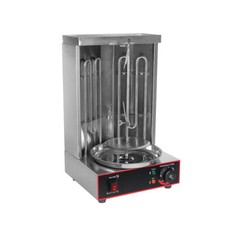 Electric Shawarma Grill Rotating Meat Roaster BBQ Gyros Rotisserie Kebab Machine