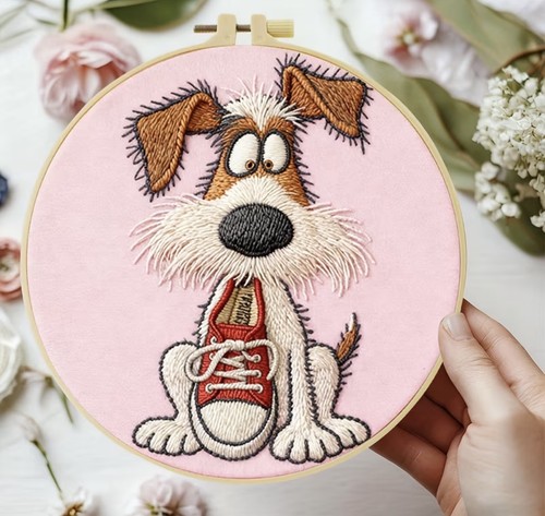 Embroidery kit the curious - the,