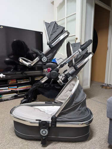 Icandy double pram - icandy, /