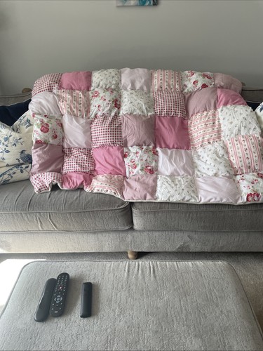 Pinks puffer patchwork - pinks,