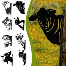 Funny metal animals art farm - metal,