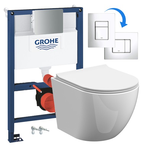 Wall hung toilet pan seat - toilet, &