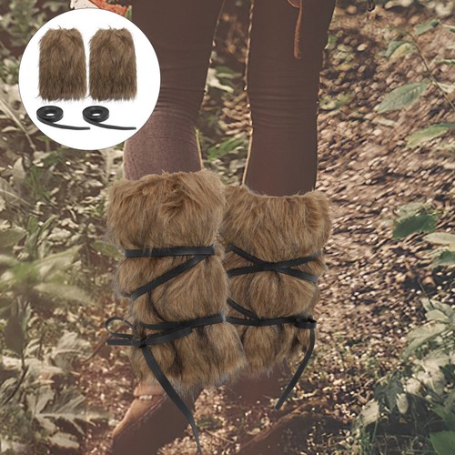 Set viking cosplay fur boot - cosplay,