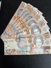 1x Cayman Islands $25 Twenty