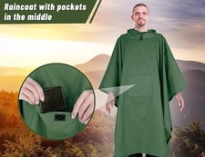 Rain Poncho Waterproof Adult