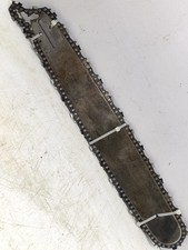 VINTAGE DOLMAR 118 SUPER 2 STROKE PETROL CHAINSAW GUIDE BAR 18" WITH CHAIN USED 