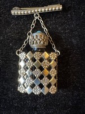 VINTAGE MINIATURE FRENCH PERFUME BOTTLE PIN