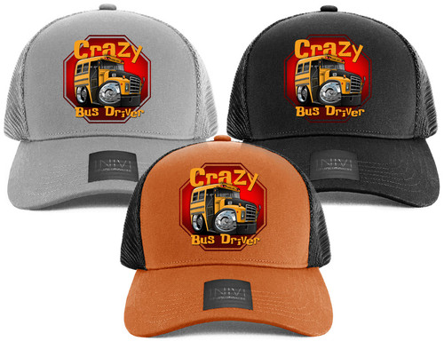 Crazy bus driver cap hat - cap,