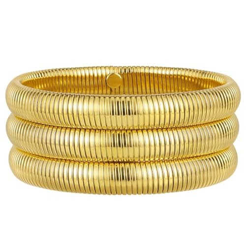 Emibele gold bangles - gold,