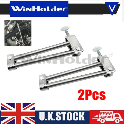 Brake flexi pipe clamp bar - 2x,