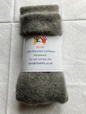 GIFT/Med/IRON/used XX long cashmere fingerless gloves/WRIST WARMERS/FELTING