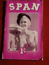 Span Magazine Number 1  Vol 1  Vintage Non Full Nudity Hand Size Magazine