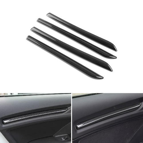 4pcs carbon texture door panel - carbon,