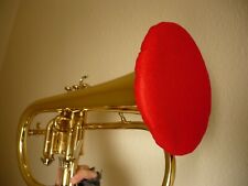FLUGEL Felt Mute - Double Thickness Red w/ Yellow Lining Demo Vid (Flugelhorn)