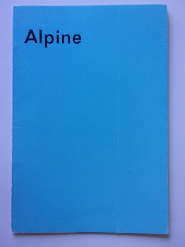 Alpine a110 orig - a110, 1965