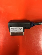 GENUINE VW/SEAT/SKODA MEDIA IN IPOD IPHONE LEAD CABLE ADAPTER MDI  000051446C’
