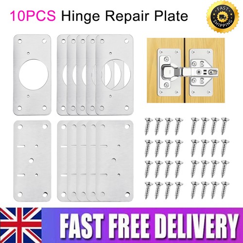 10x hinge repair plate cabinet - plate,